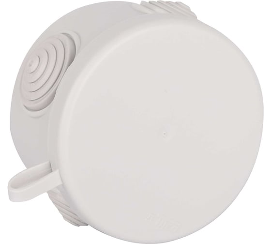 Изображение товара Коробка распаячная для открытой проводки Рувинил Тусо D 80мм H 50мм серая 67025М