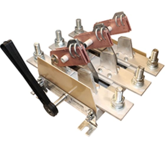 Изображение товара Разъединитель Электротехник РЕ19-39-31120-00 УХЛ3, 630А, 3-х полюсный на одно направление, боковая рукоятка, IP00 ET007492