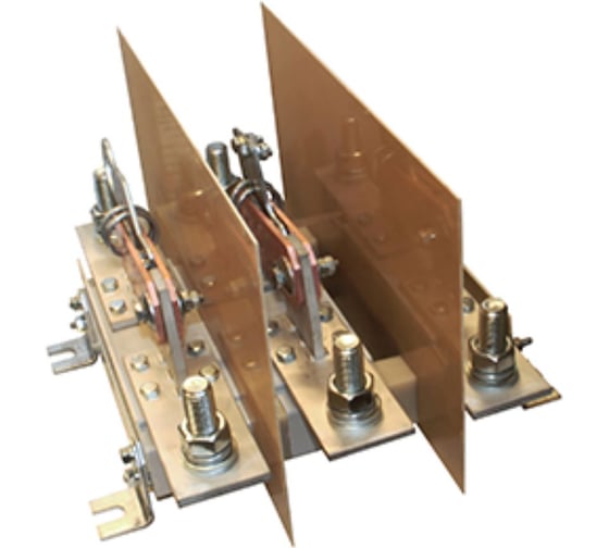 Изображение товара Разъединитель Электротехник РЕ19-41-31160-00 УХЛ3, 1000А, 3-х полюсный на одно направление, рычаг для пополюсного оперирования штангой, IP00 ET007488