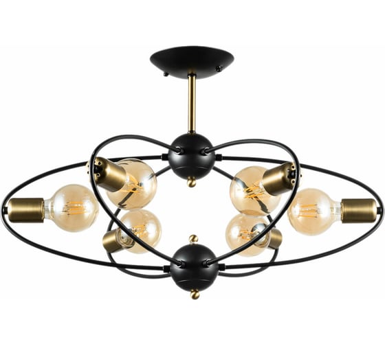 Изображение товара Потолочная люстра Arte Lamp GLASGOW A1963PL-6BK