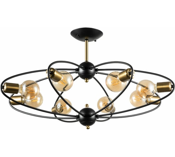 Изображение товара Потолочная люстра Arte Lamp GLASGOW A1963PL-8BK