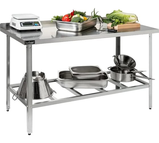 Изображение товара Стол разделочный Kobor с бортом СРБ-120/60 4263