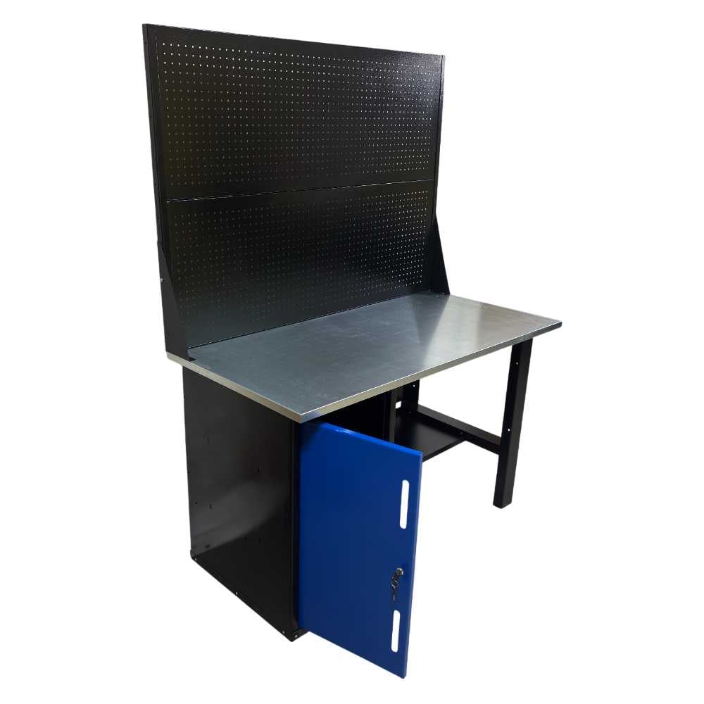 Изображение товара Верстак однотумбовый Great Wolf GWT-V1400TL2 с двумя экранами и полкой