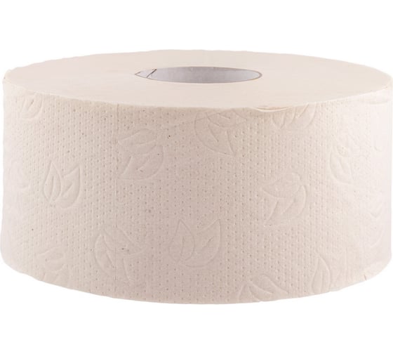 Изображение товара Бумага туалетная МЯГКИЙ ЗНАК 2-сл h95 d185 мм 170 м/рул 1360 лист/рул с перфорацией БЕЛАЯ ЦЕЛЛЮЛОЗА "PROtissue" Г-С450