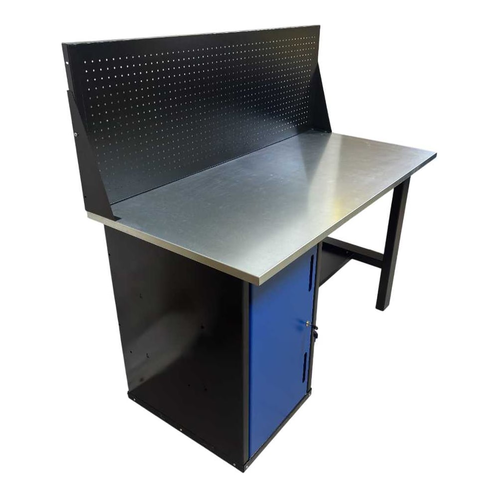 Изображение товара Верстак однотумбовый Great Wolf с дверью и экраном 1400x700