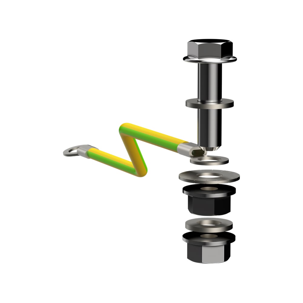 Изображение товара Точка заземления IEK TITAN TI-00D-GP для безопасной эксплуатации