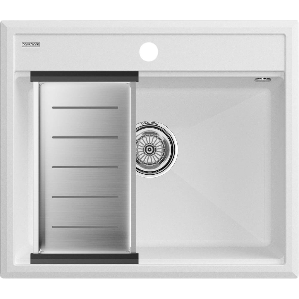 Изображение товара Мойка Paulmark STEPIA 60 из искусственного гранита с коландером