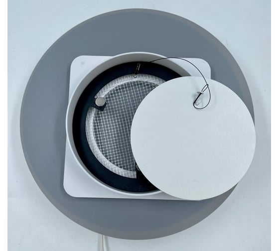 Изображение товара Решетка скрытого монтажа для натяжного потолка ВИЕНТО Д=150 с выходом на трубу 100/125 мм РНП150-100/125