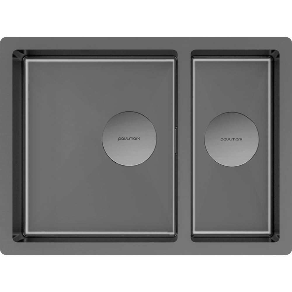 Изображение товара Мойка кухонная из нержавеющей стали NEXT 58/2S UNI 580x440 мм PVD