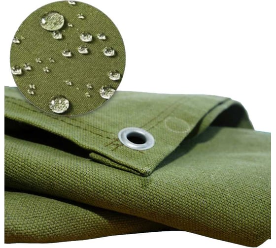 Изображение товара Полог брезентовый водоупорный МТ-ПАК ТОРГ 4x6 м 6281264