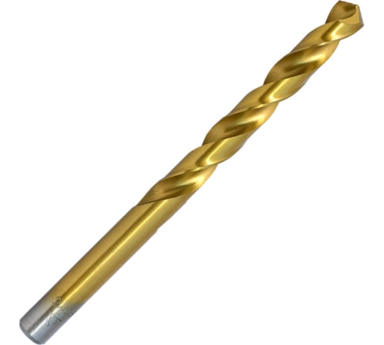 Изображение товара Сверло по металлу ц/х средняя серия с покрытием нитридом титана (8 мм; Р6М5-TiN; А) Волжский Инструмент 161761