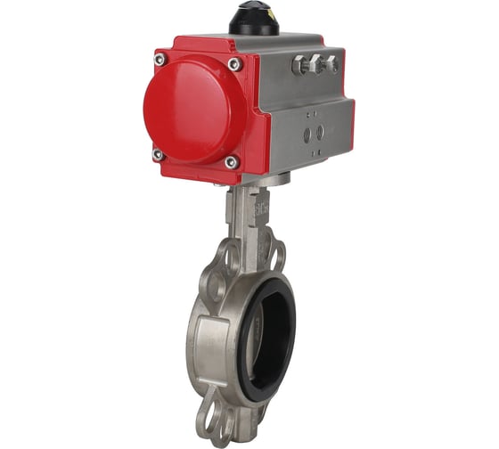 Изображение товара Затвор DN.ru 316L-316L-EPDM Ду40 Ру16 с пневмоприводом D050-01360