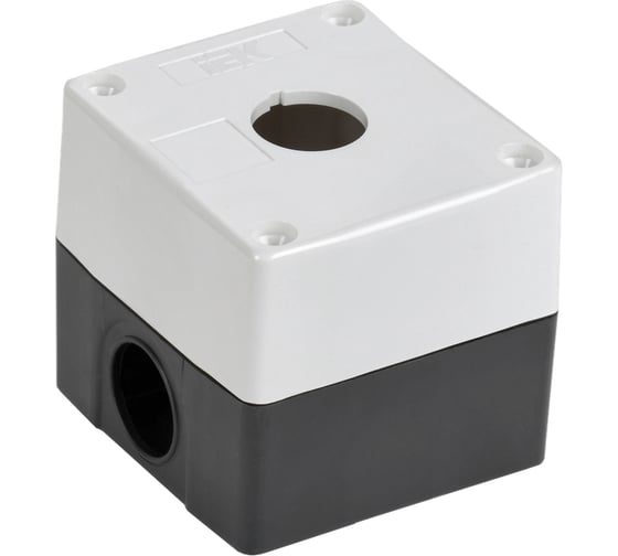 Изображение товара Корпус IEK КП101-Р для кнопок 1 место белый BKP10-1-K01-R