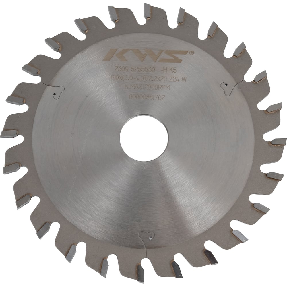 Изображение товара Подрезной диск KWS 120x20x3.0-4.0 24T W K5