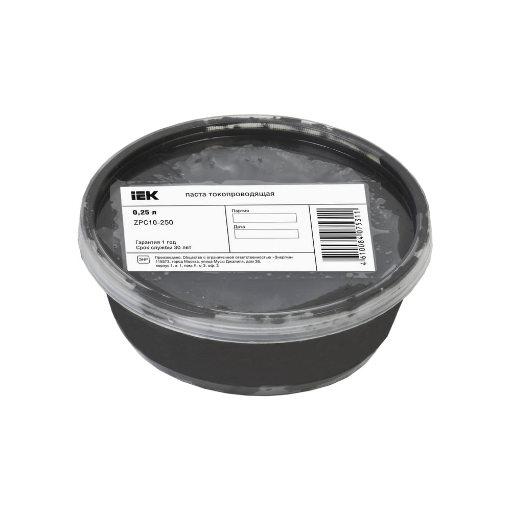Изображение товара Паста токопроводящая IEK ZPC10-250 для электрических соединений