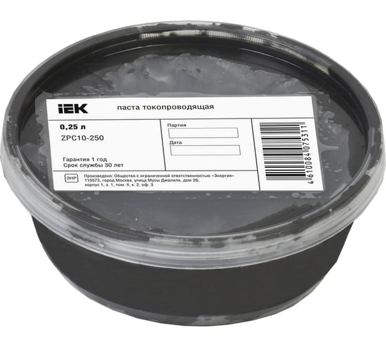 Изображение товара Паста токопроводящая IEK 0,25л ZPC10-250