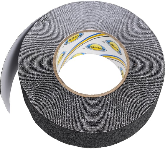 Изображение товара Противоскользящая клейкая лента AVIORA 1 мм х 50 мм х 15 м, черная, 60 грит, 302-219