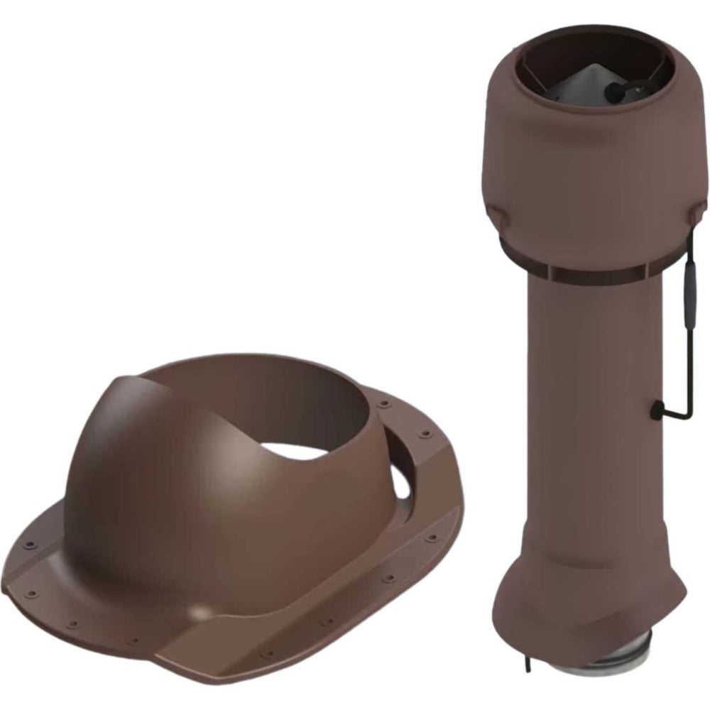 Изображение товара Вентиляционный комплект Татполимер TP-85.E.125/160/700 с вентилятором для металлочерепицы