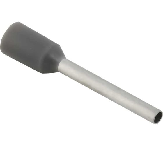 Изображение товара Наконечник IEK НШВИ 0,75-12 серый, 100шт UGN11-C75-012-100