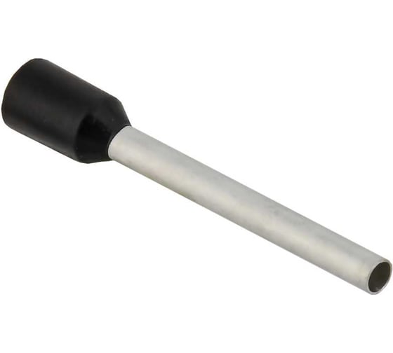 Изображение товара Наконечник IEK НШВИ 1,5-18 черный, 100шт UGN11-D15-018-100