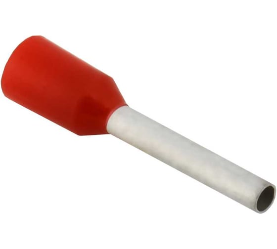 Изображение товара Наконечник IEK НШВИ 1-10 темно-красный, 20шт UGN11-001-010-020