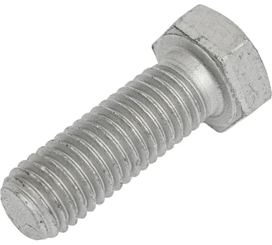 Изображение товара Болт boltnn.ru DIN 933 М10x35 8.8 цинк-ламель серый 480 часов 25 шт 4687206378513