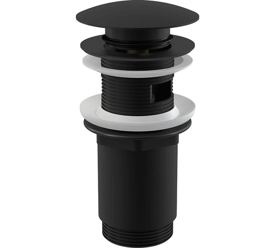 Изображение товара Донный клапан сифона для умывальника Alcadrain A392BLACK 00047341