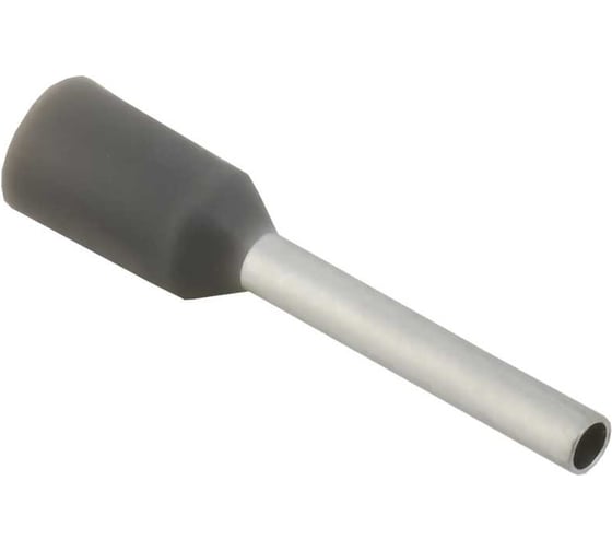 Изображение товара Наконечник IEK НШВИ 0,75-10 серый, 20шт UGN11-C75-010-020