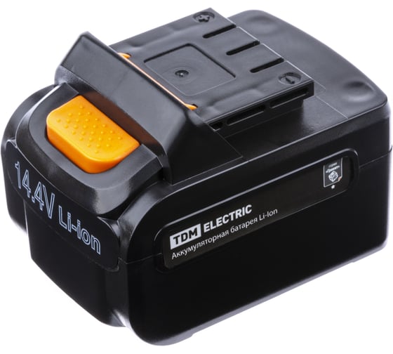 Изображение товара Аккумулятор для дрелей-шуруповертов TDM ELECTRIC ДША-14-ЛK1 14 В, 1,3 Ахч Li-Ion, "Гранит" SQ1030-0213