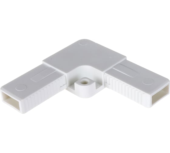 Изображение товара Литой ПВХ уголок для москитной сетки KOMFORT Москитные системы белый Комплект 4 шт ПУ00612