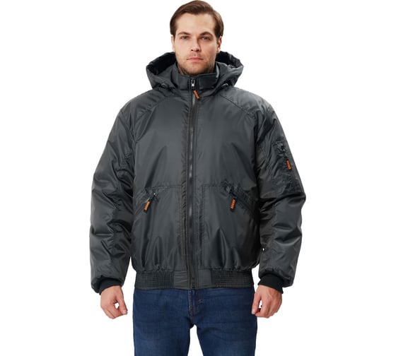 Изображение товара Куртка демисезонная URSUS "БОМБЕР" темно-серый, ткань: Кошачий глаз 48-50, 170-176 КУР512-Т.СЕРЫЙ/48-50, 170-176