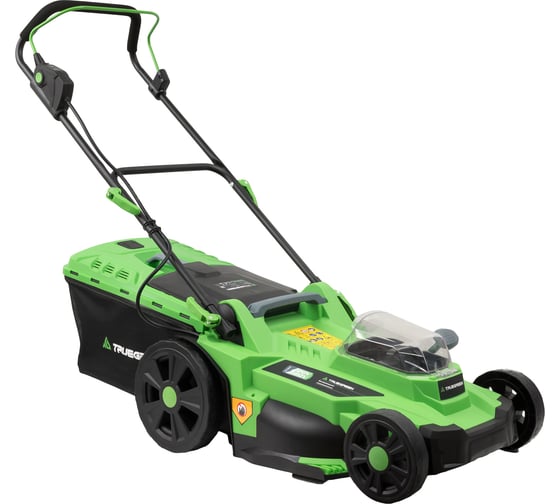 Изображение товара Аккумуляторная газонокосилка TRUEGREEN ширина скашивания 43 см,20 В без аккумулятора и ЗУ TG8A107-J