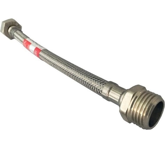 Изображение товара Гибкая подводка Tucai в стальной оплетке 1/2-1/2, 1000 мм 00062624