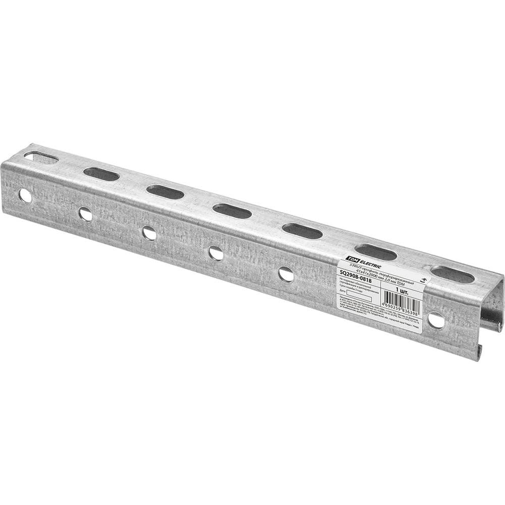 Изображение товара STRUT-профиль перфорированный TDM ELECTRIC 41x41x2000 мм, 2 мм, TDM SQ2908-0818