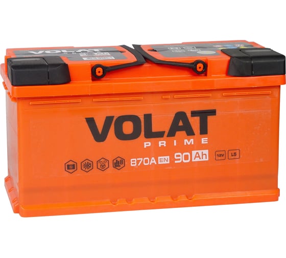 Изображение товара Аккумуляторная батарея VOLAT Prime 90Ah L+ VS901