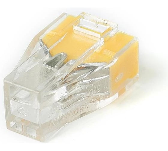 Изображение товара Строительно-монтажная клемма HLT КБМ-773-302 (1.0-2.5мм2) желтый (300шт./уп.) 081-20-01