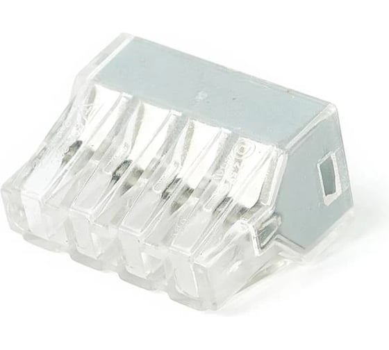 Изображение товара Строительно-монтажная клемма HLT КБМ-773-308 (1.0-2.5мм2) серый (120шт./уп.) 081-20-04