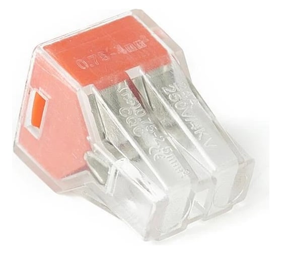 Изображение товара Строительно-монтажная клемма HLT КБМ-773-304 (1.0-2.5мм2) оранжевый (200шт./уп.) 081-20-02