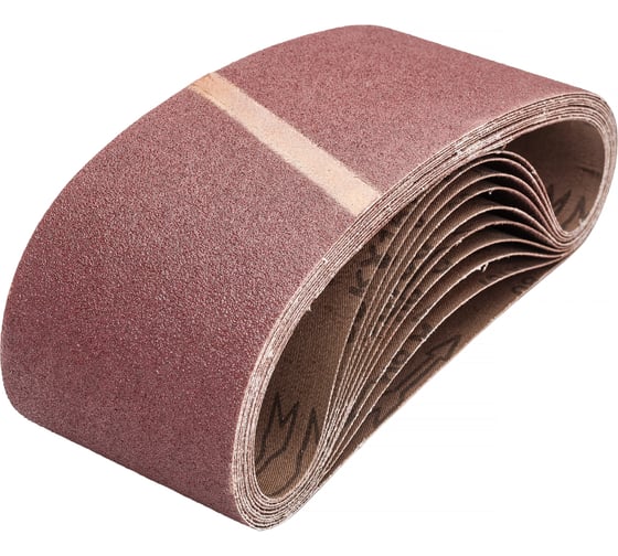 Изображение товара Лента абразивная бесконечная тканевая (10 шт; 100x610 мм; P80) Orientcraft OCE100610080
