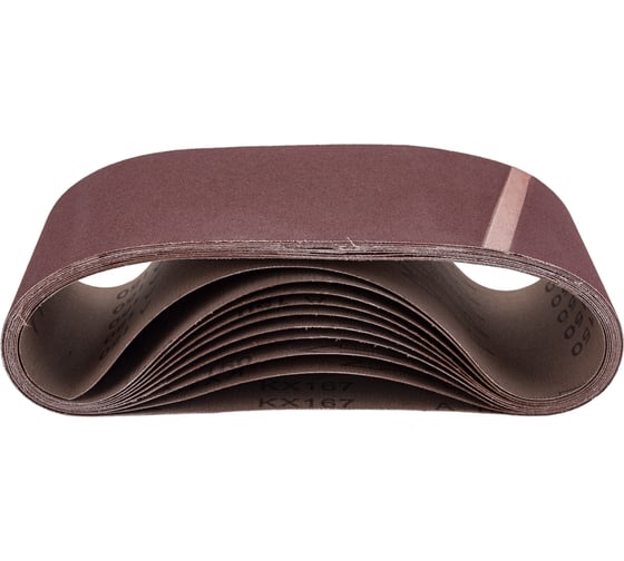 Изображение товара Лента абразивная бесконечная тканевая (10 шт; 100x610 мм; P150) Orientcraft OCE100610150
