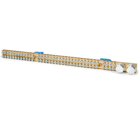 Изображение товара Шина HLT N ноль на двух угловых изол. 200А ШНИ-10x18-72-L2-У2 синий (10шт./уп.) 081-01-85