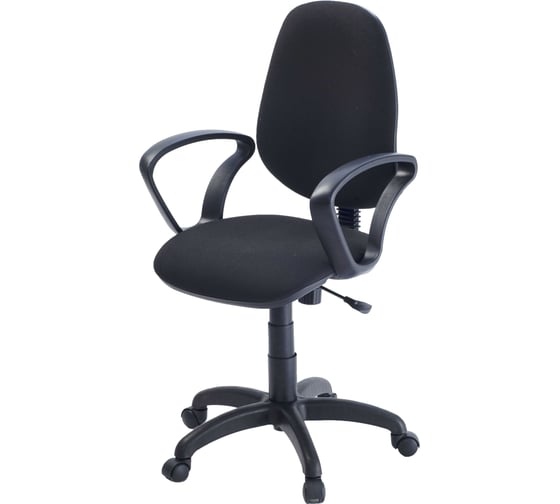 Изображение товара Кресло Фабрикант Комфорт Ткань, Мебельная, ТК-1 черный, ПВМ, PL 600, чарли, ролик 4610018460091