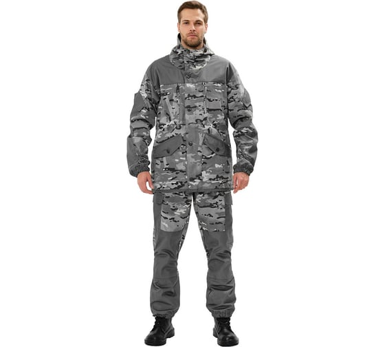 Изображение товара Костюм мужской URSUS ГОРКА-М куртка/брюки, цвет: кмф Серый легион, ткань Рип-стоп КОС490-СЕРЫЙ ЛЕГИОН; 44-46, 170-176 КОС490-СЕРЫЙ ЛЕГИОН/44-46, 170-176