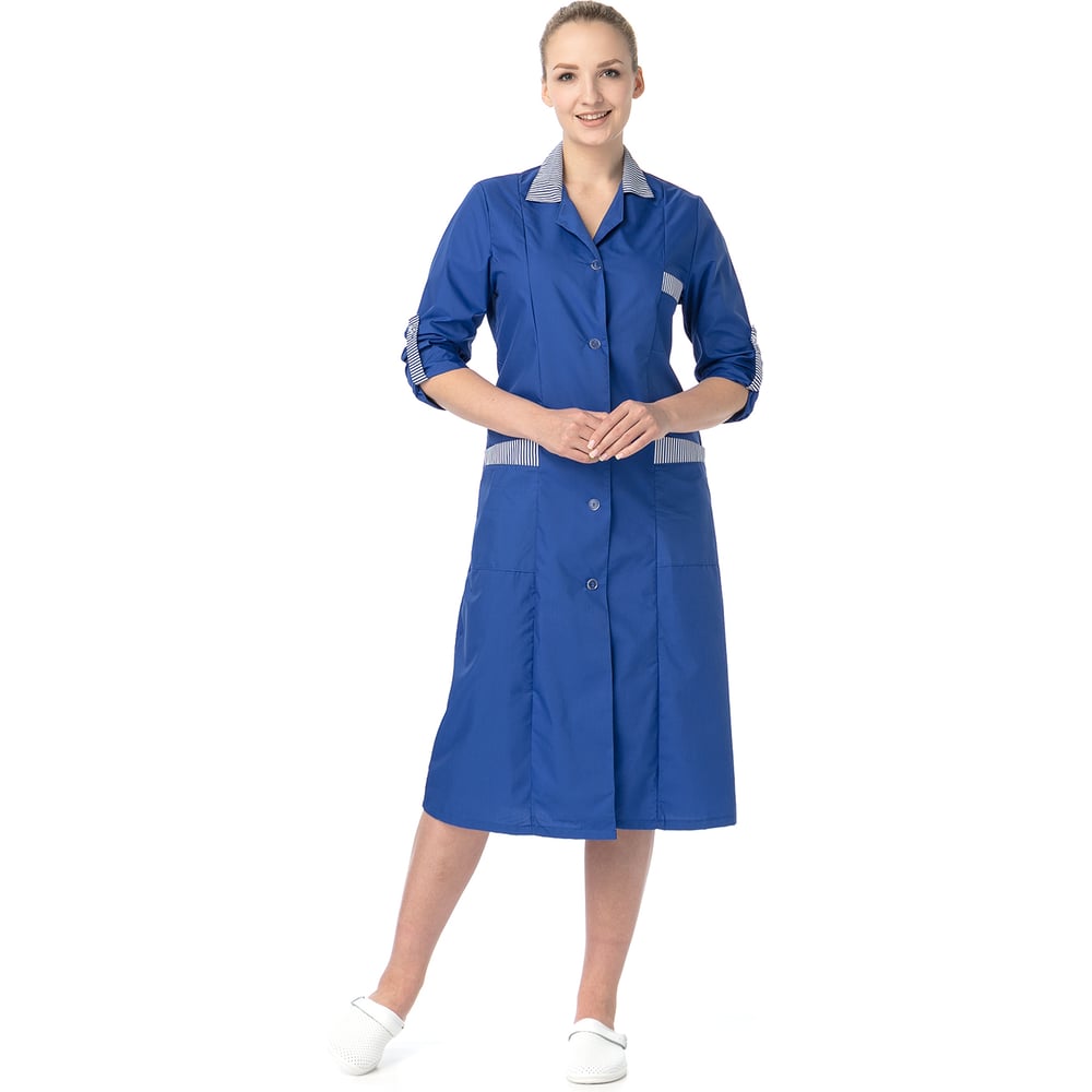 Изображение товара Женский халат модель ИВАРУС Шалфей синий 48-50 для дома и отдыха