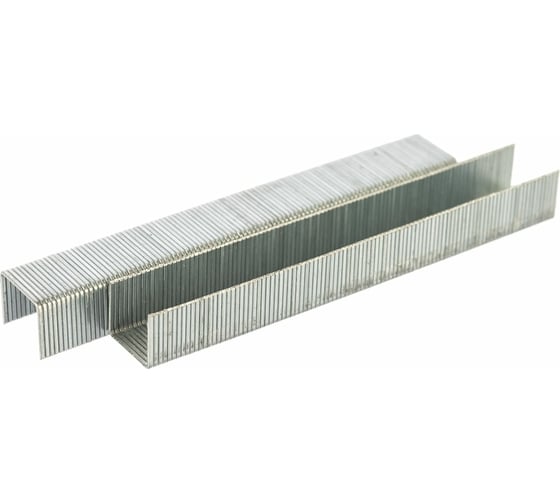 Изображение товара Скобы для степлера РОСОМАХА закаленные, оцинкованные (тип 53, 1000 шт./уп.), высота 6 мм 605306