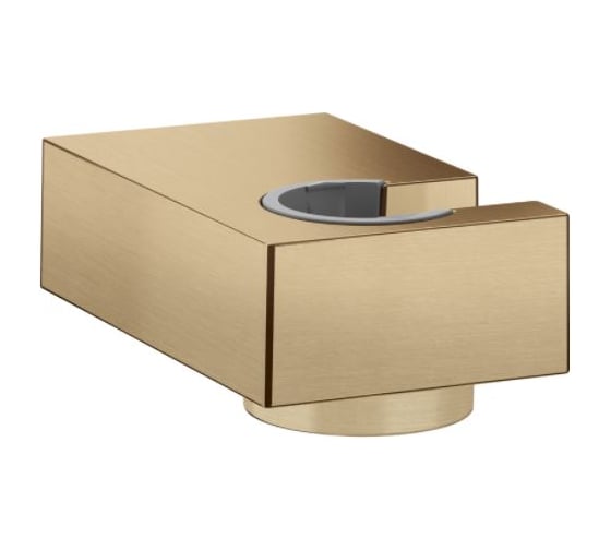 Изображение товара Держатель ручного душа Hansgrohe 28387140 Porter E, шлифованная бронза 00058747