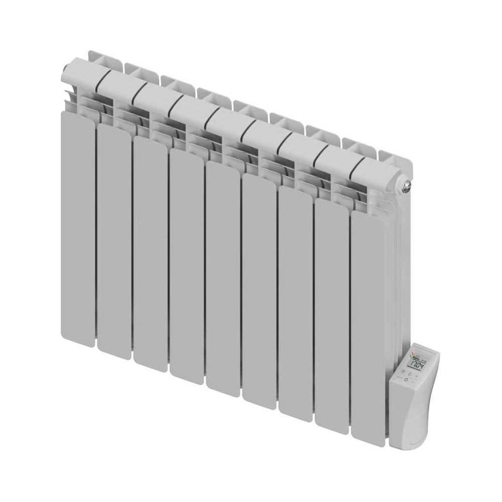 Изображение товара Алюминиевый маслонаполненный электрический радиатор 1500 Вт Rifar Alum ON-e 5015-9 белый настенный