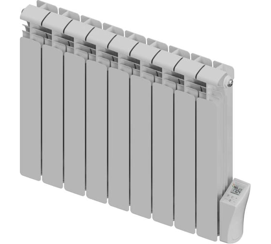 Изображение товара Алюминиевый маслонаполненный электрический радиатор Rifar белый, 1500 Вт Alum ON-e 5015-9