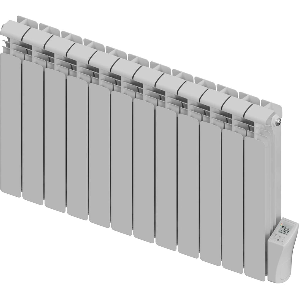 Изображение товара Алюминиевый маслонаполненный электрический радиатор Rifar Alum ON-e 5020-12 2000 Вт белый