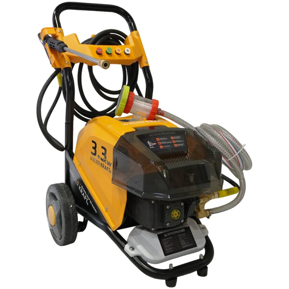 Изображение товара Профессиональный аппарат высокого давления WIEDERKRAFT 3.3 кВт 150 бар с регулятором